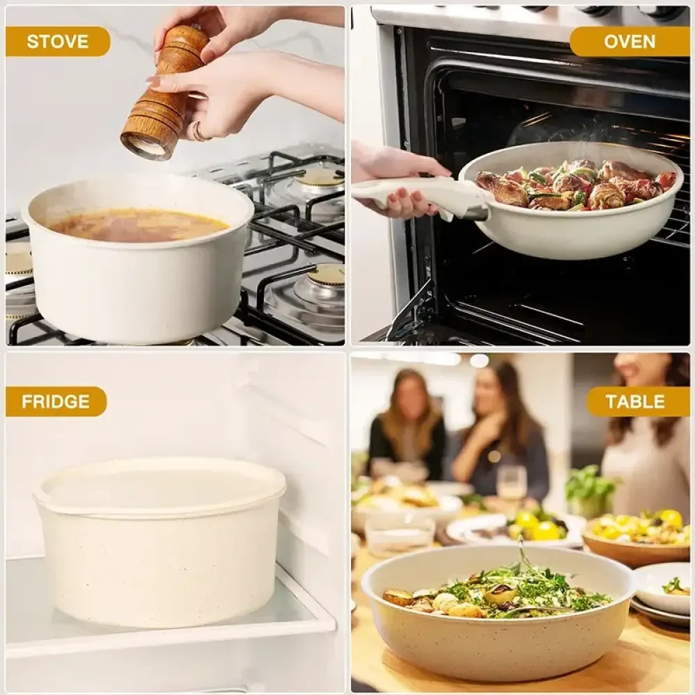 21-Piece Non-Stick Ceramic Cookware Set - Ninjanew