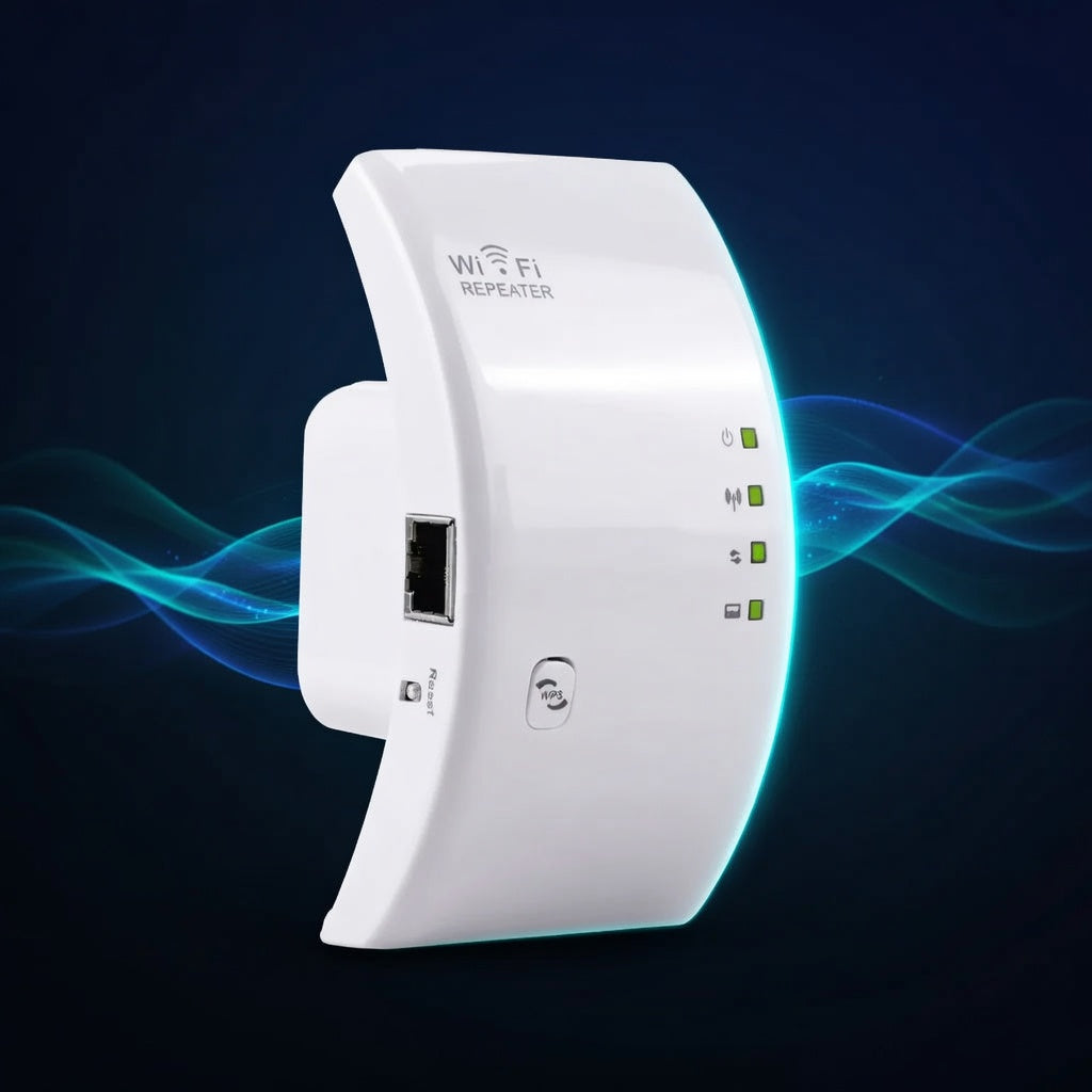 Répéteur WiFi Amplificateur de signal – 300Mbps, Plug & Play, 2.4GHz