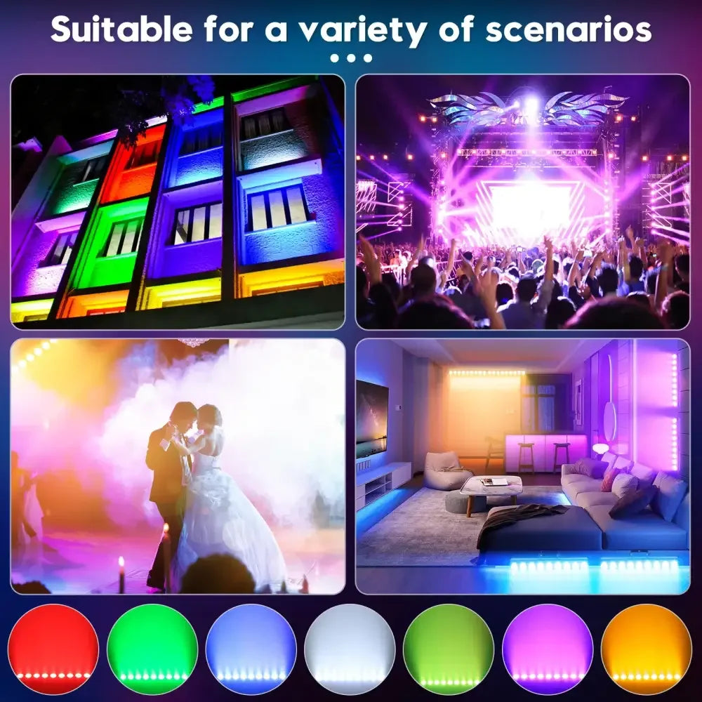 36W RGBW 4-in-1 LED Wall Wash Light Bar - 1pcs / US