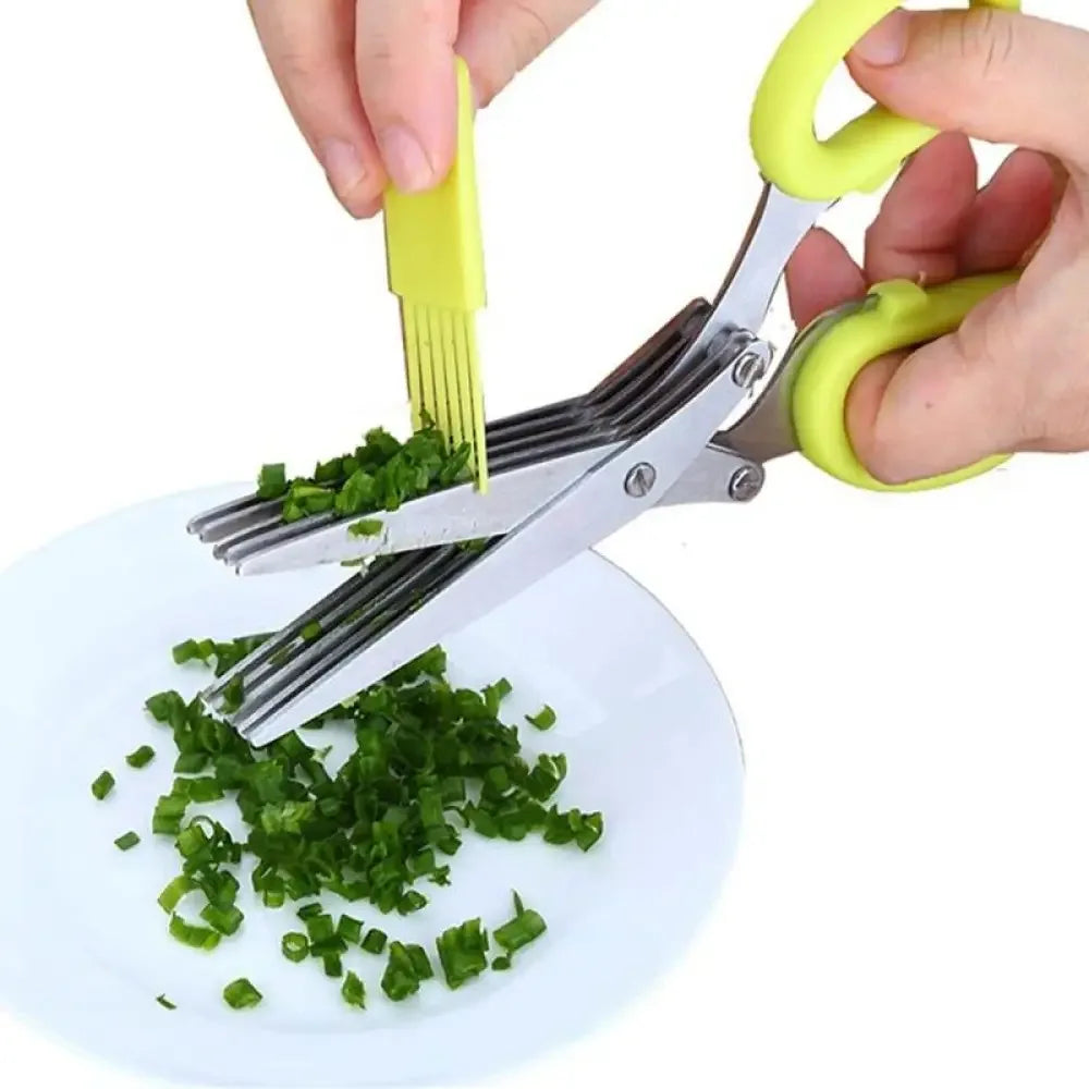 5-Blade Veggie Scissor - Green