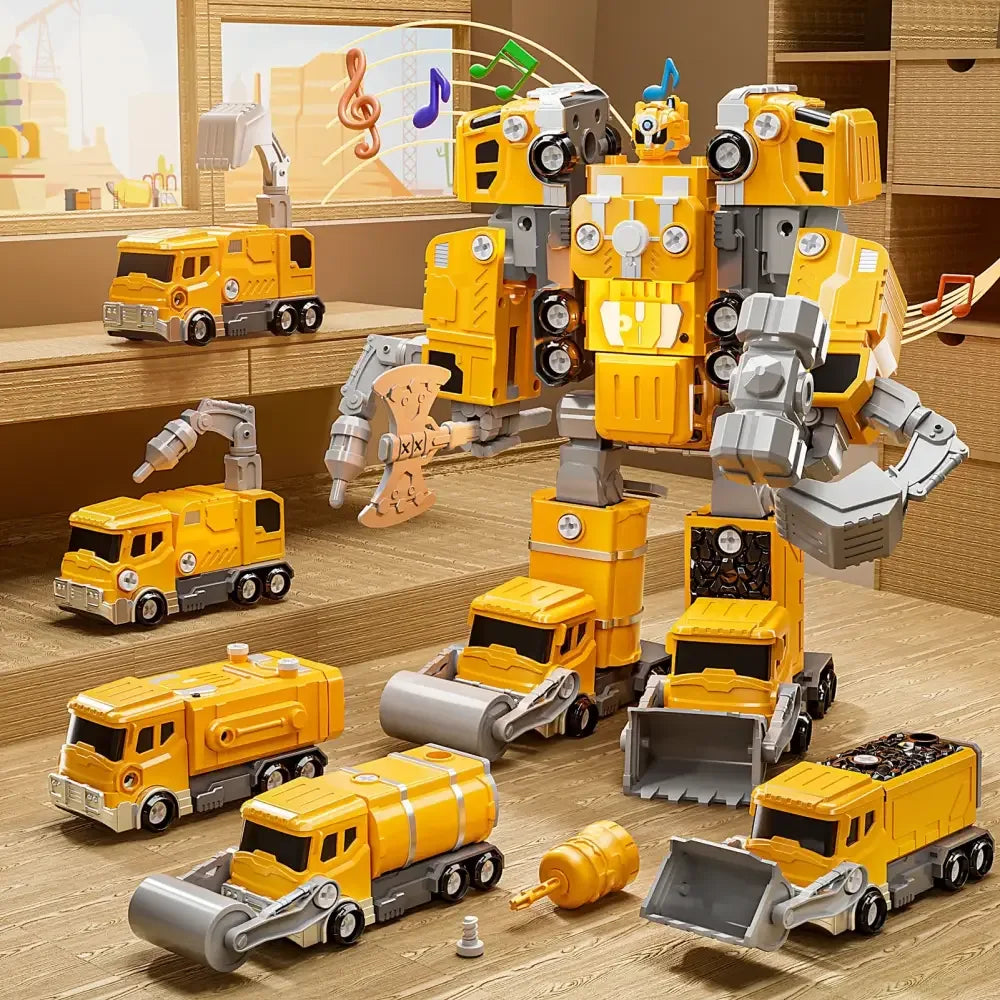 5-in-1 Transforming Robot Car Toy