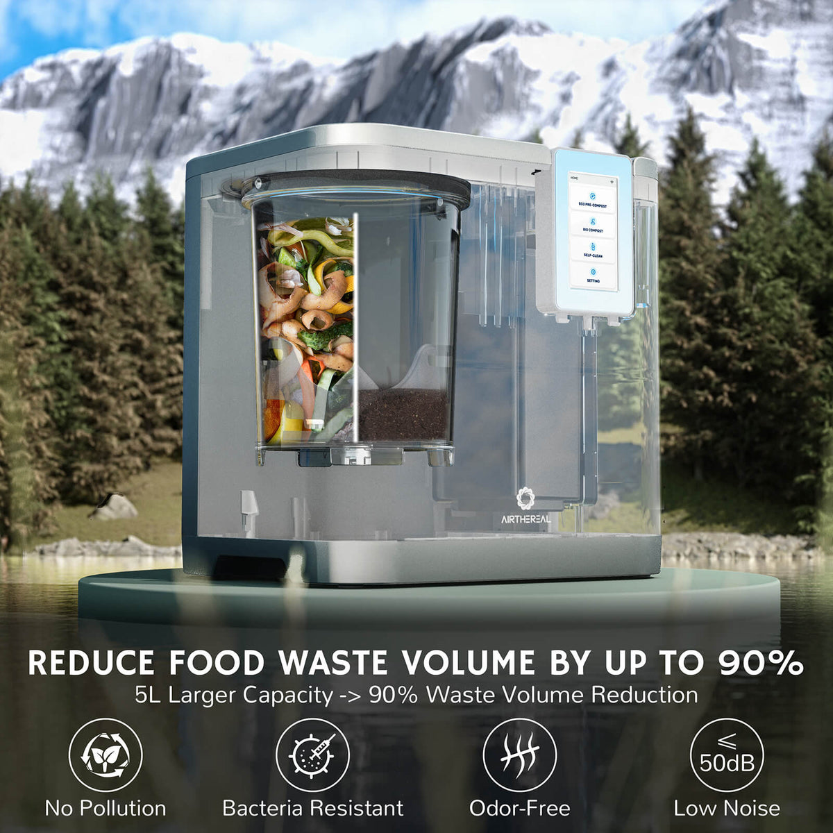 Composteur de cuisine WiFi Revive R800 5L