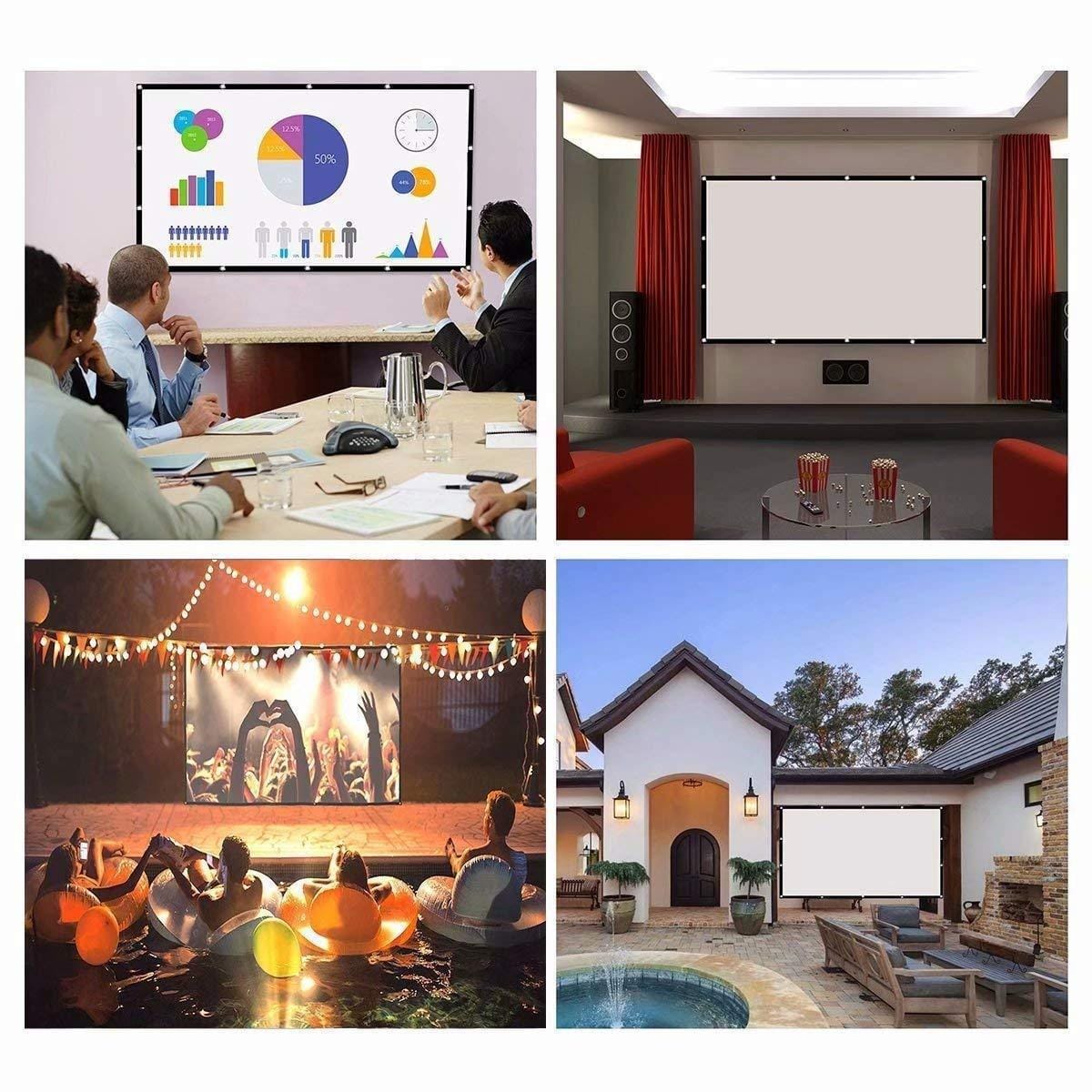 60 to 150 Inch Portable Outdoor Movie Screen