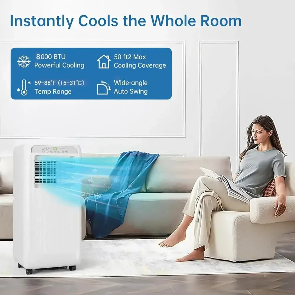 8000 BTU Portable Air Conditioner -