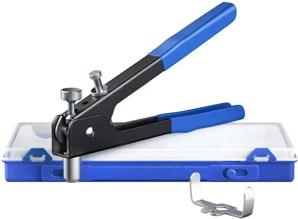 86pcs Heavy Duty Rivet Nut Gun Kit with 5 Mandrels & 80 Rivet Nuts, Hand Riveter Tool with Case -