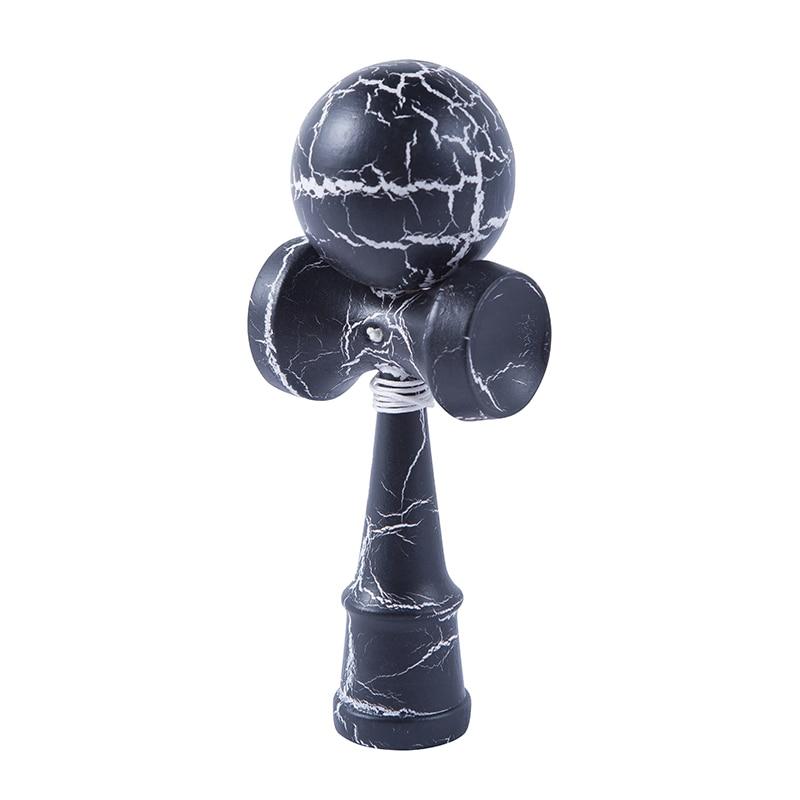 Wooden Kendama Toy – Crack Design Beech Wood Ball Game for Kids & Adults, Outdoor Skill Sports Toy