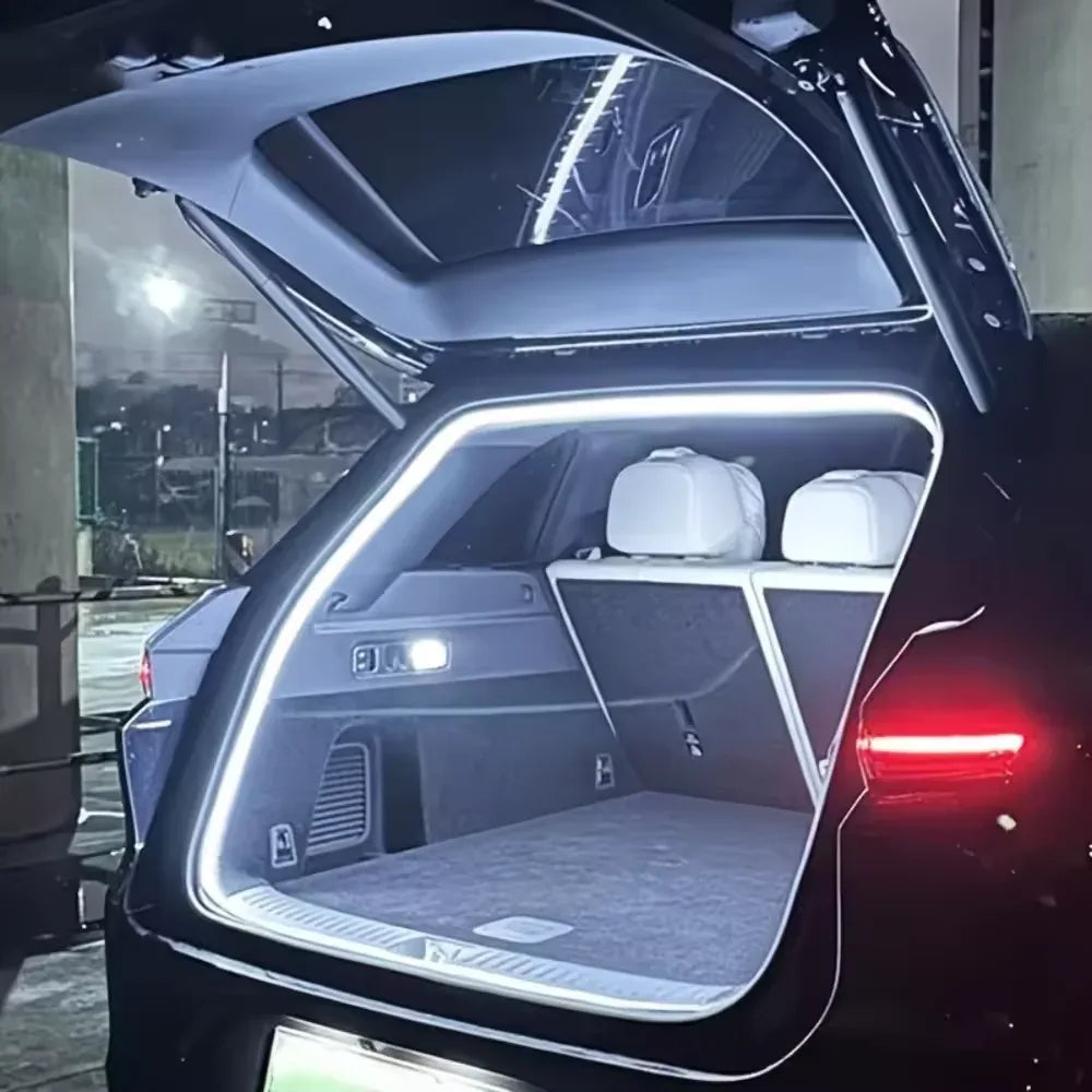 Automatic Trunk LED Light Strip Wiring-Free Sensing Ambient Lighting - 4M White light
