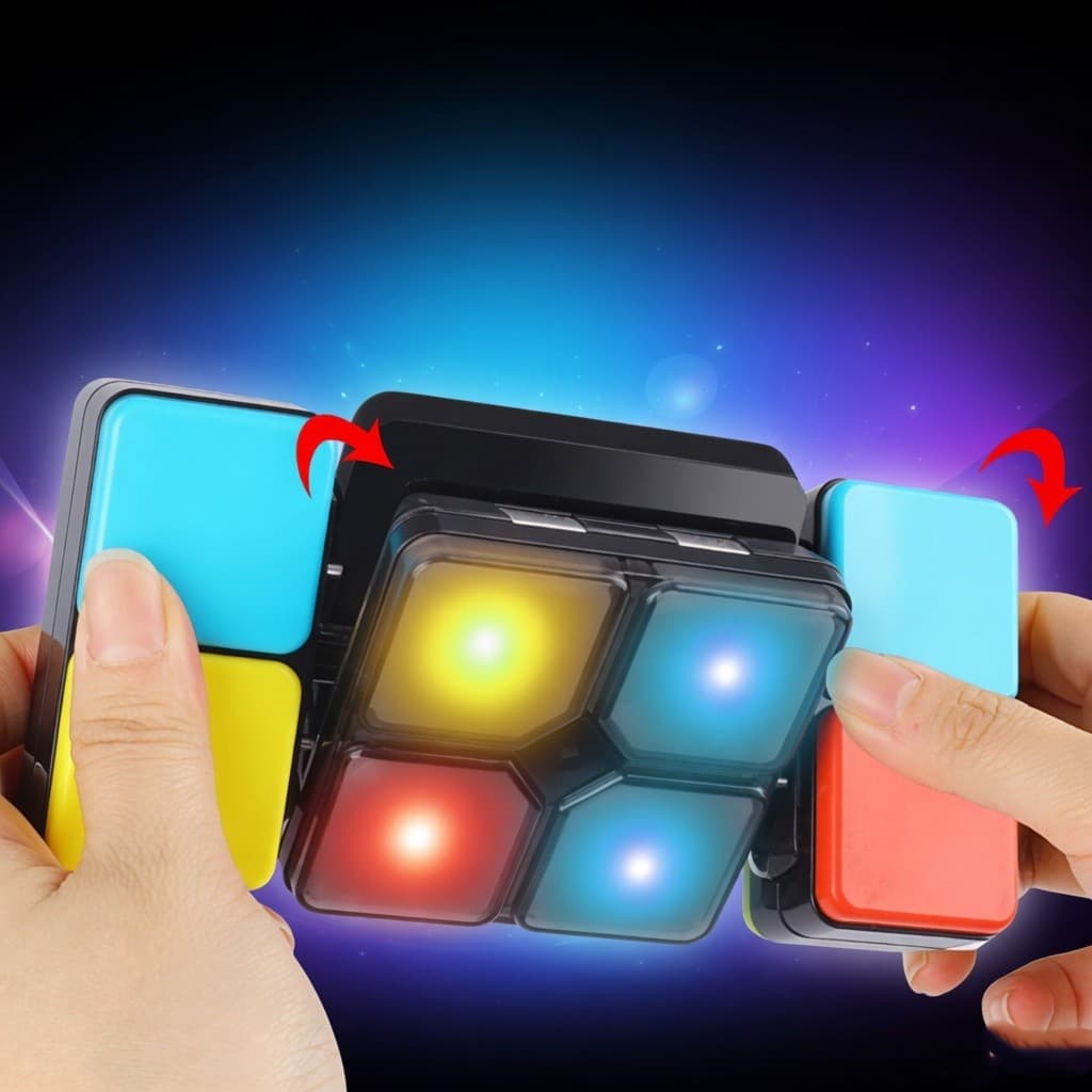 Music Magic Cube – 4-Mode Intelligent Light & Sound Puzzle