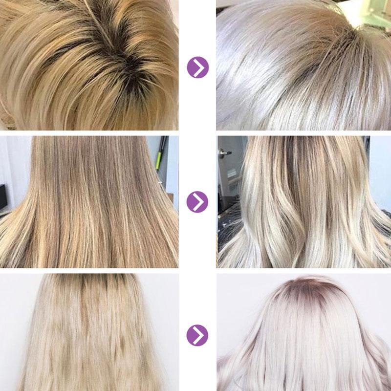 Purple Shampoo for Blonde Hair Removes Brassy Yellow Tones