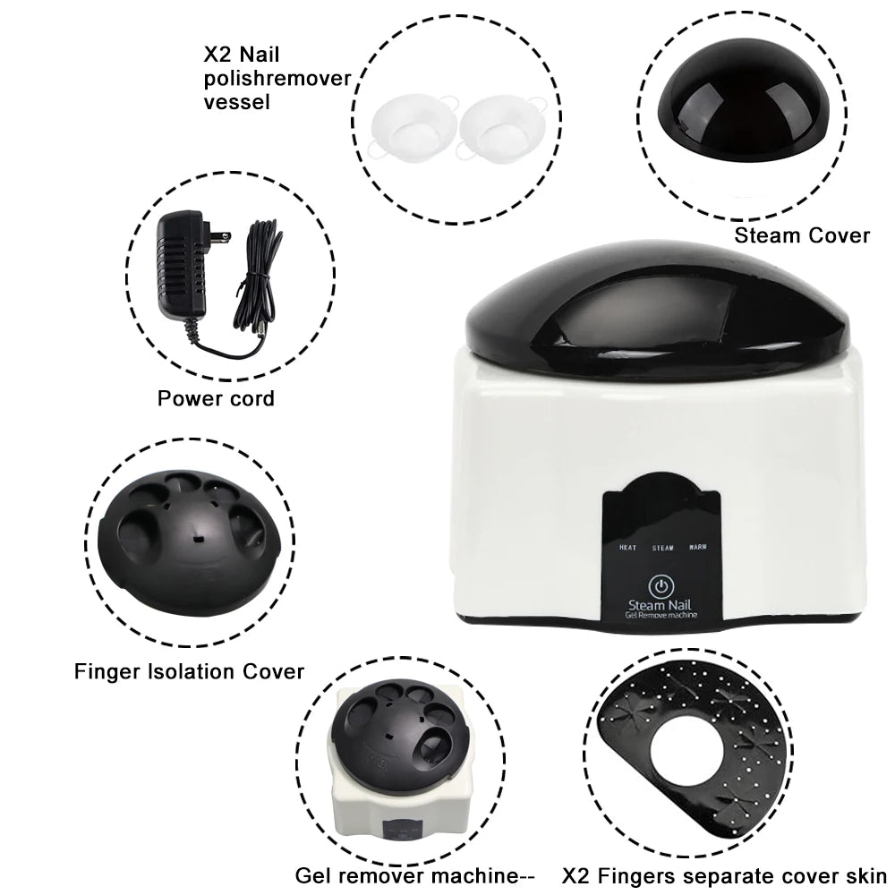 36W Steam Gel Nail Polish Remover