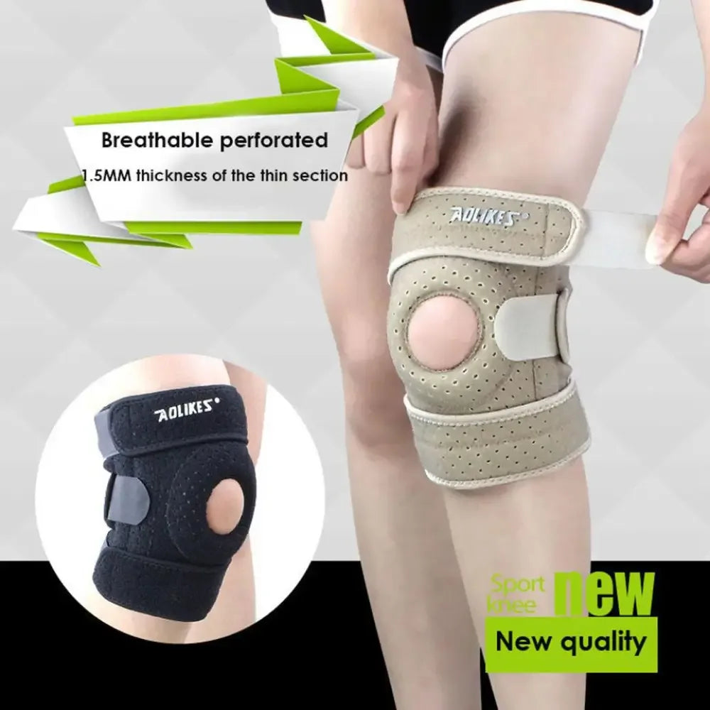 Adjustable Knee Supporter Brace - Nude Left