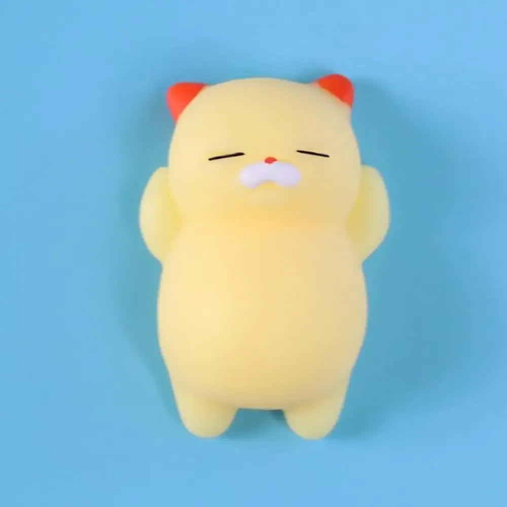 Anti-Stress Lazy Cat Squishy - Yellow