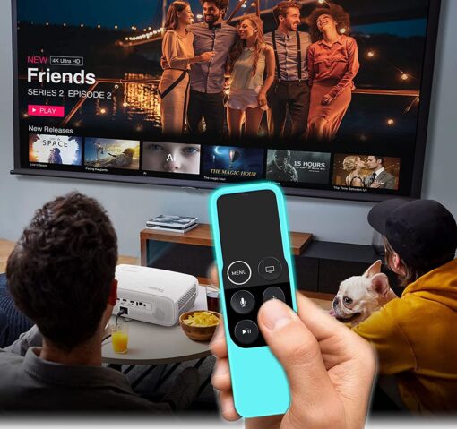 Apple TV 4K/ 4th Gen Remote Light Weight Anti-Slip Shock Proof Silicone Cover