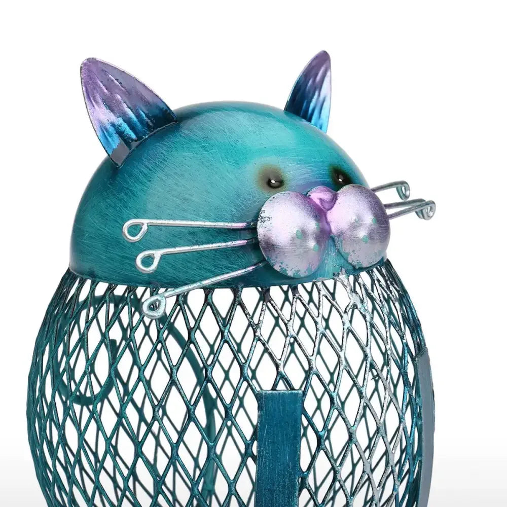 Cat-shaped piggy bank -