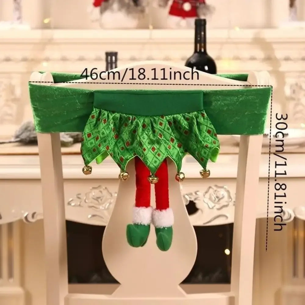 Christmas Chair Covers - elf belt