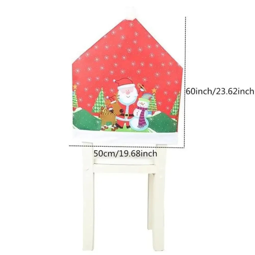 Christmas Chair Covers - new red santa