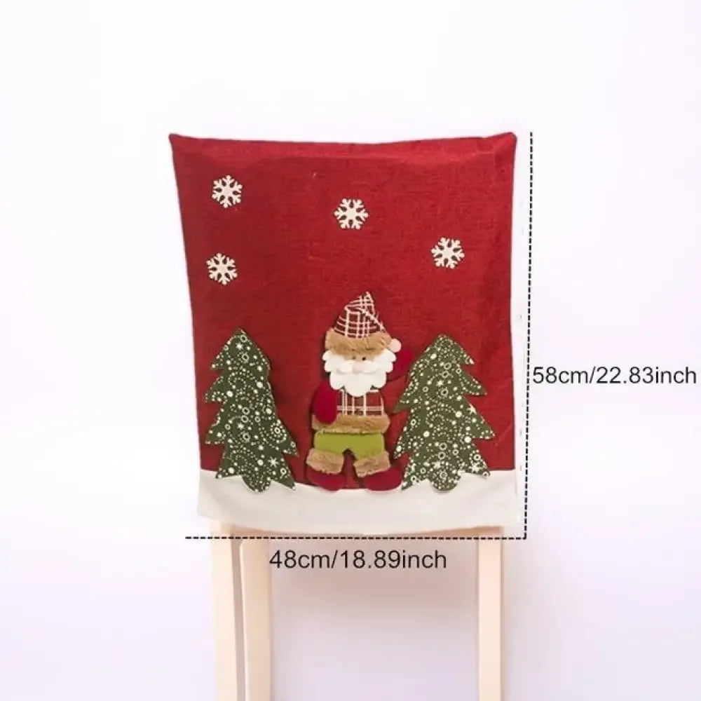 Christmas Chair Covers - santa tree