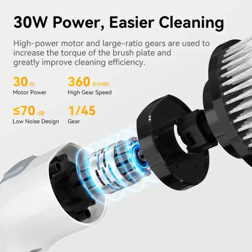 Cordless Electric Cleaning Brush - A11 Black