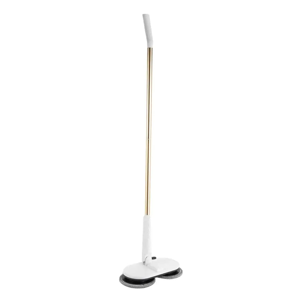 Cordless Electric Spin Mop | Rechargeable Lithium Battery, Adjustable Height & 4 Microfiber Pads -