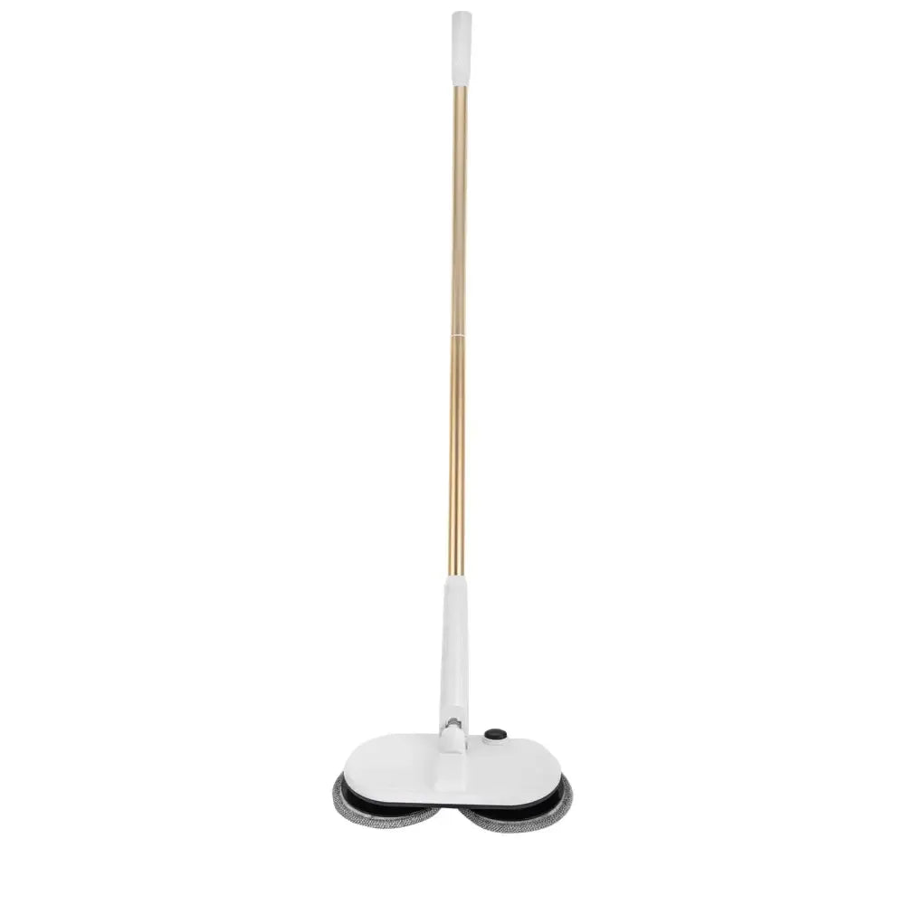 Cordless Electric Spin Mop | Rechargeable Lithium Battery, Adjustable Height & 4 Microfiber Pads -