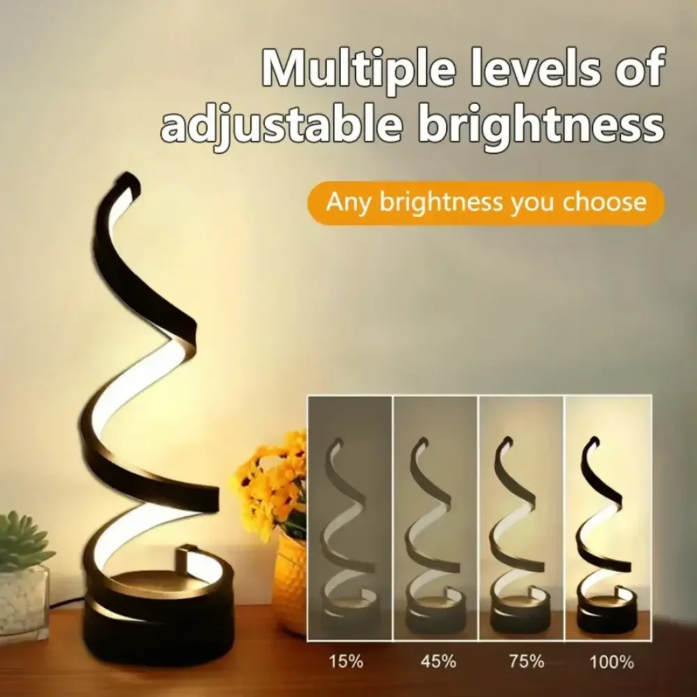 Dimmable Modern Night Light - S Shape