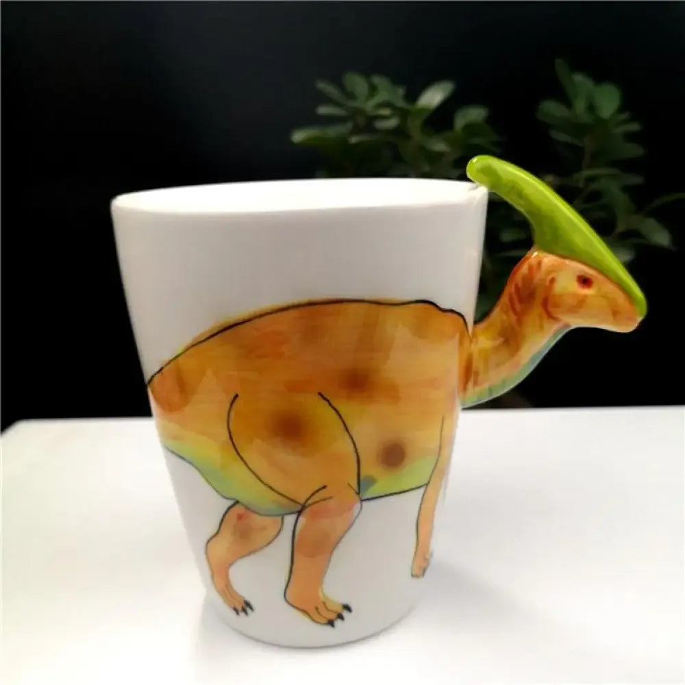 Dinosaur ceramic mug - Parasaurolophus
