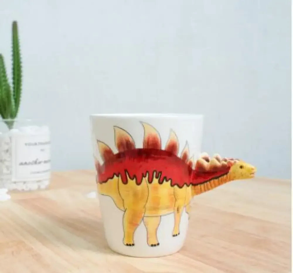 Dinosaur ceramic mug - Stegosaurus