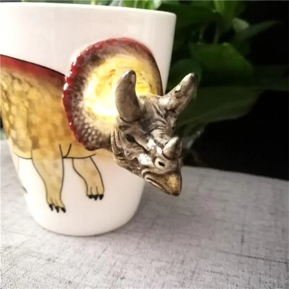 Dinosaur ceramic mug - Parasaurolophus