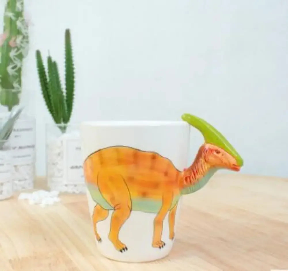 Dinosaur ceramic mug - Parasaurolophus