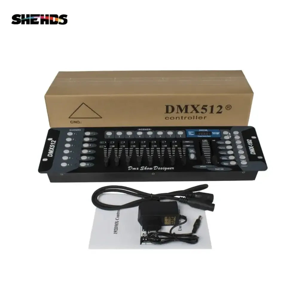 DMX 192 Channel Lighting Controller Compact Console with Voice Activation & Scene Programming - US