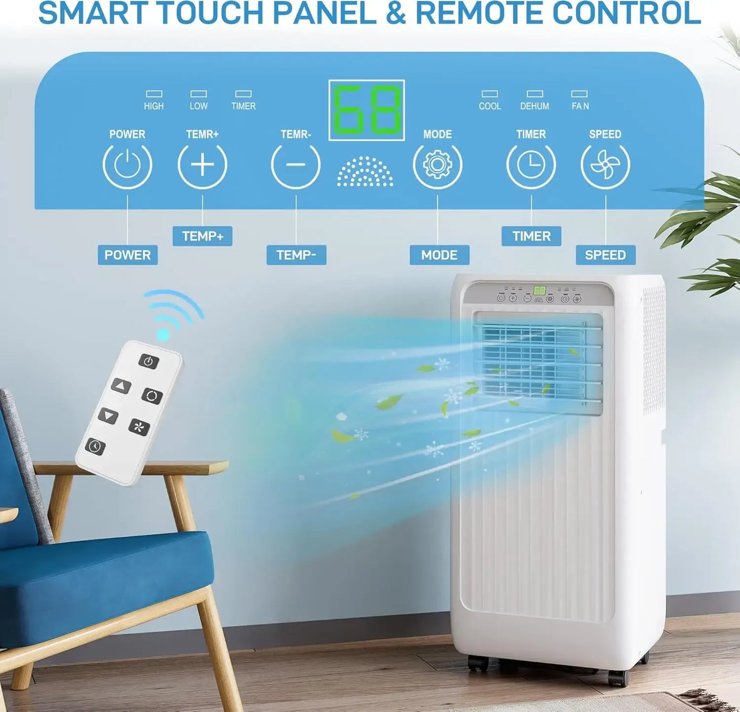 8000 BTU Portable Air Conditioner