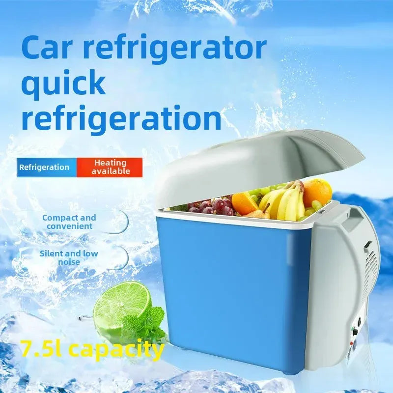 12V Mini Portable Car Refrigerator 7.5L