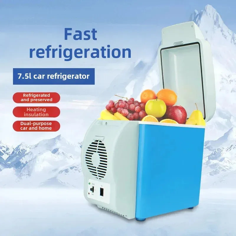 12V Mini Portable Car Refrigerator 7.5L