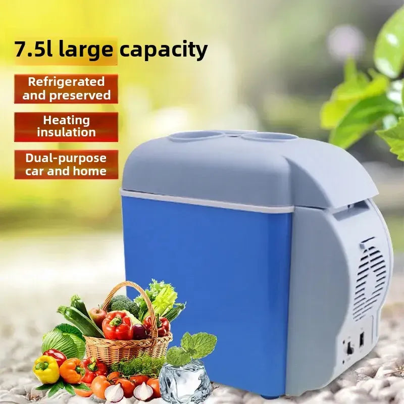 12V Mini Portable Car Refrigerator 7.5L