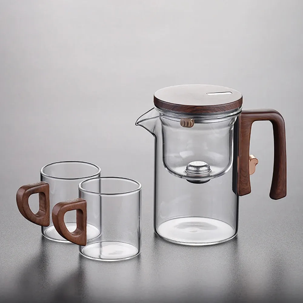 Glass Teapot Kettle Infuser with Magnetic Switch