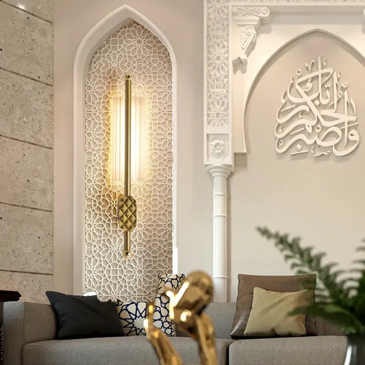 Nordic Pipe LED Wall Sconce - Acrylic Tube, Diamond Mount