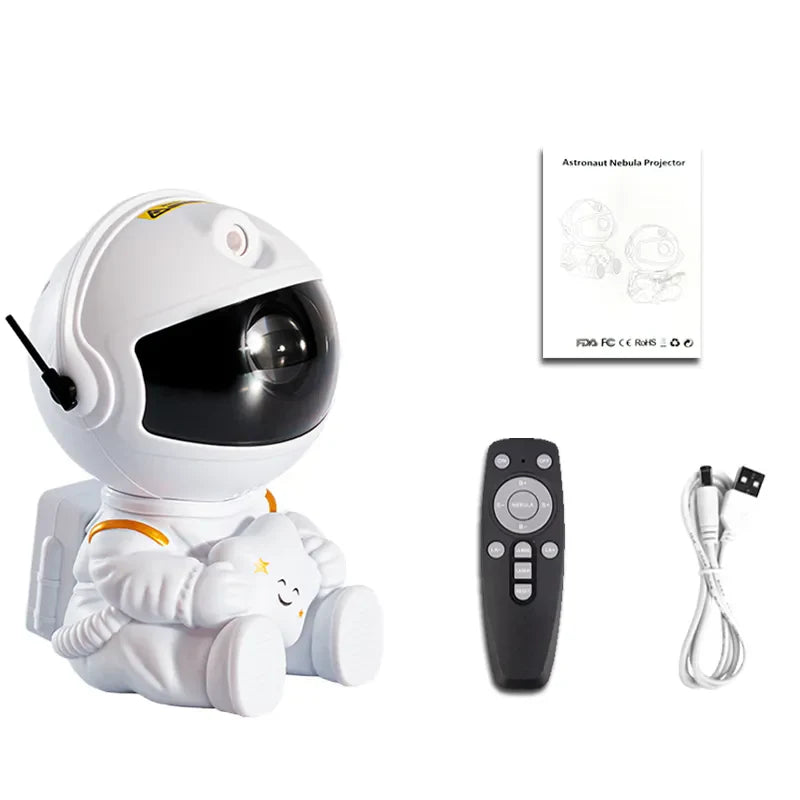 Galaxy Star Projector LED Night Light Starry Sky Astronaut Projectors Lamp