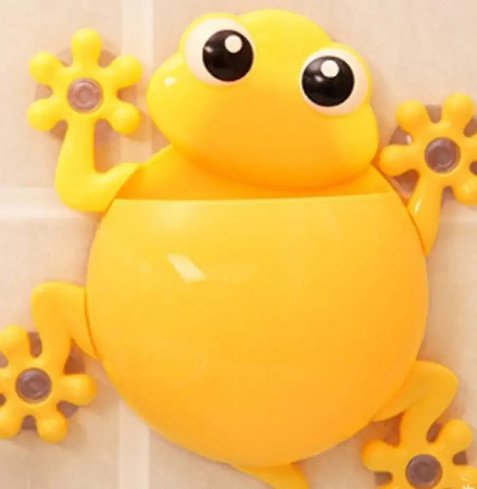 Gecko Toothbrush Holder - Yellow