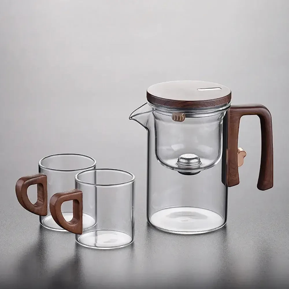 Glass Teapot Kettle Infuser with Magnetic Switch
