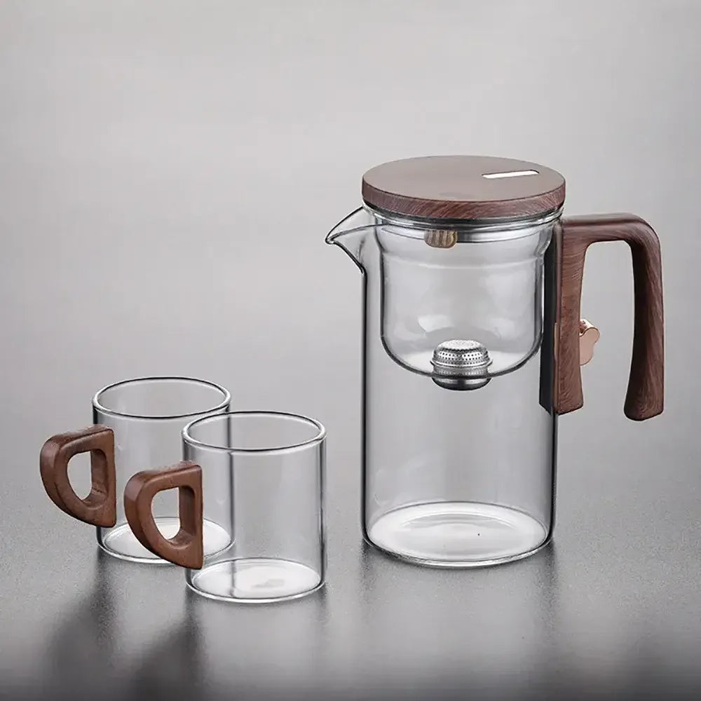 Glass Teapot Kettle Infuser with Magnetic Switch - 720ML 2 cups