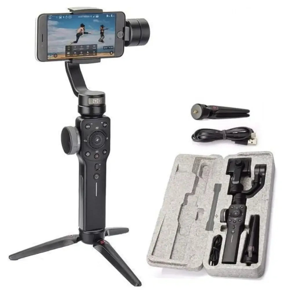 Handheld Gimbal Stabilizer For Iphone And Smartphone Video Camera - Smooth 4 White