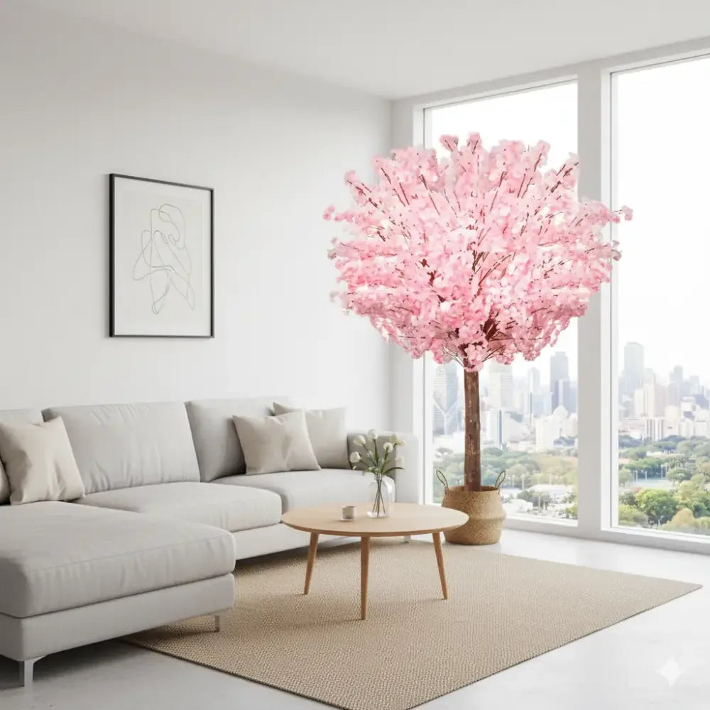 Handmade Artificial Cherry Blossom Tree - 5 ft