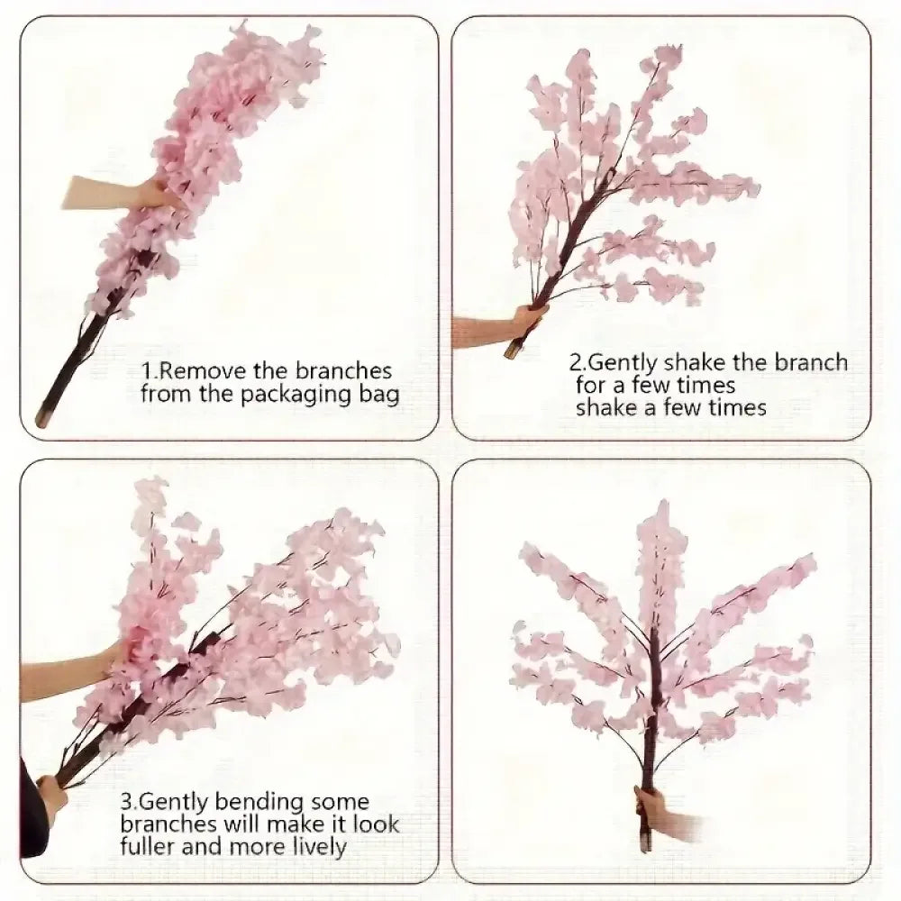 Handmade Artificial Cherry Blossom Tree - 5 ft
