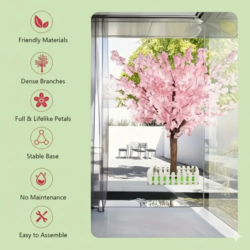 Handmade Artificial Cherry Blossom Tree - 5 ft