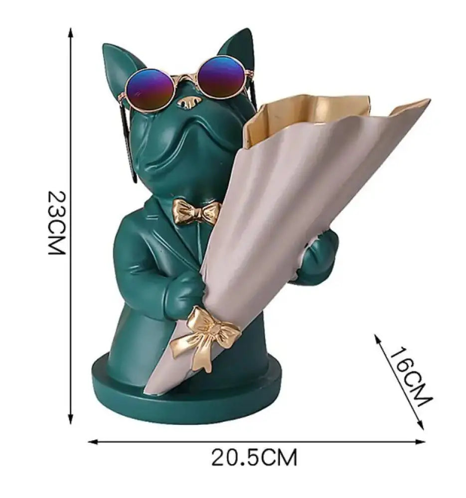 Home Decor Figurine Miniature French Bulldog Statue