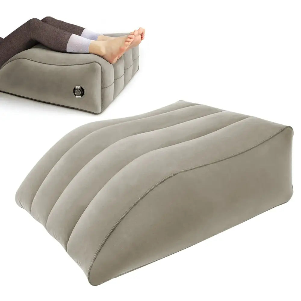 Inflatable Leg Elevation Pillow for Swelling Relief, Improved Circulation & Relaxation.