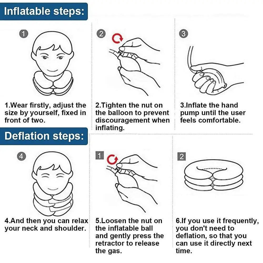 Inflatable Neck Pillow