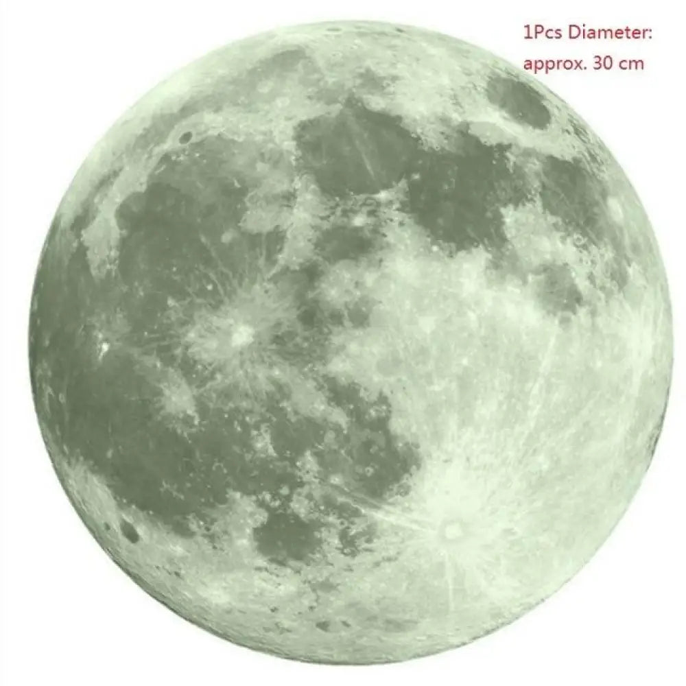 Moon Glow 3D Luminous Wall Stickers