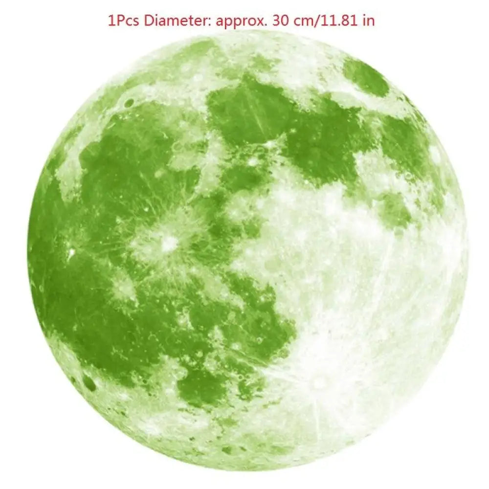 Moon Glow 3D Luminous Wall Stickers