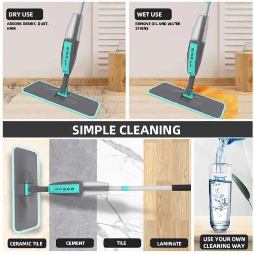 Ninja Super Spray Mop Magic 360 Floor Cleaning Spin Mop